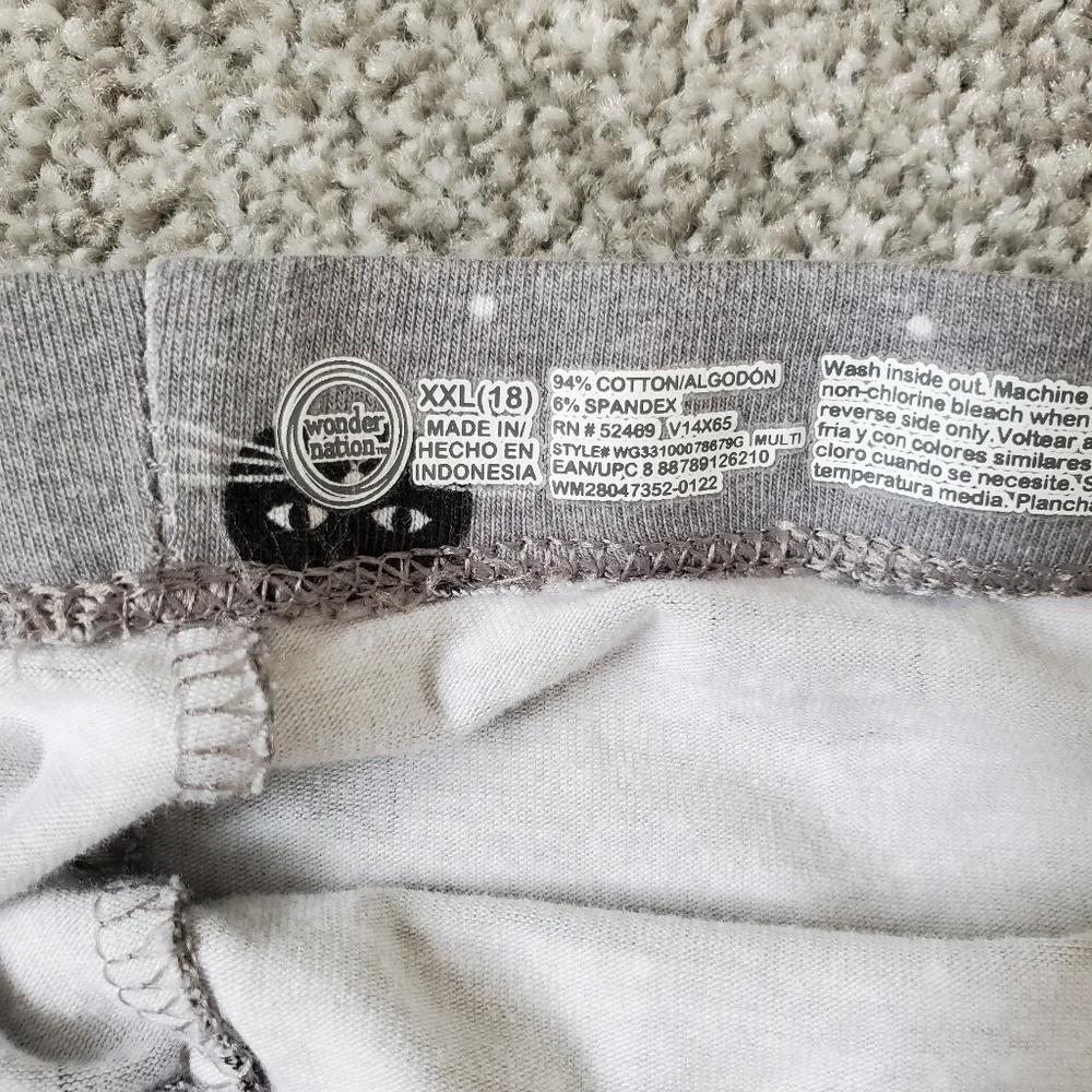 The children's place/ wonder nation girls leggings bundle, 18, gray
